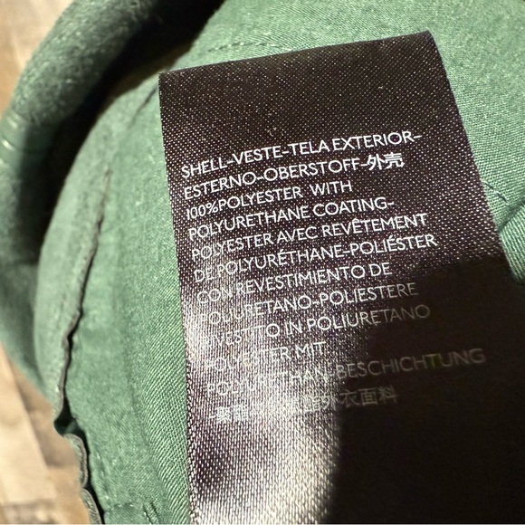 Anthropologie Samira Green Faux Leather Wide Leg Jumpsuit Size 2 - Picture 12 of 13